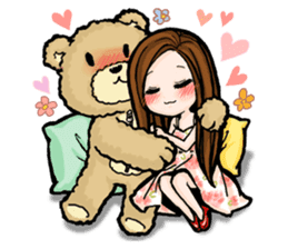 Taiwan iconic doll Shi-Han(fall in love) sticker #10328105