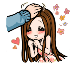 Taiwan iconic doll Shi-Han(fall in love) sticker #10328111