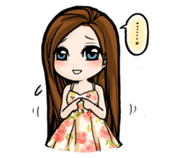 Taiwan iconic doll Shi-Han(fall in love) sticker #10328112