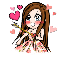 Taiwan iconic doll Shi-Han(fall in love) sticker #10328118