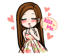 Taiwan iconic doll Shi-Han(fall in love) sticker #10328122