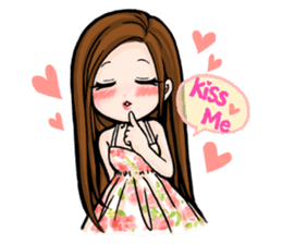 Taiwan iconic doll Shi-Han(fall in love) sticker #10328122