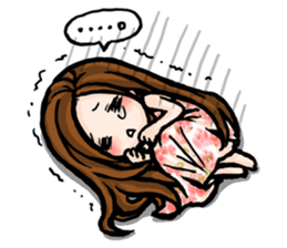 Taiwan iconic doll Shi-Han(fall in love) sticker #10328127