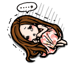 Taiwan iconic doll Shi-Han(fall in love) sticker #10328127