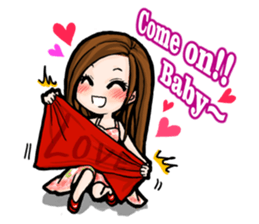 Taiwan iconic doll Shi-Han(fall in love) sticker #10328131