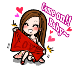 Taiwan iconic doll Shi-Han(fall in love) sticker #10328131