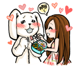 Taiwan iconic doll Shi-Han(fall in love) sticker #10328135