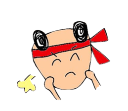 honobono ohaginan sticker #10328624