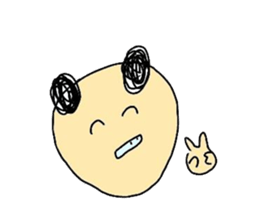 honobono ohaginan sticker #10328627