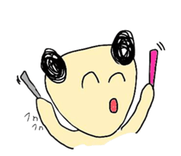 honobono ohaginan sticker #10328635