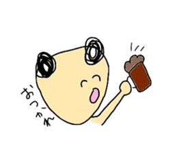 honobono ohaginan sticker #10328638