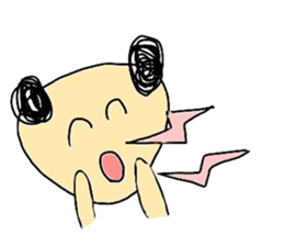 honobono ohaginan sticker #10328641