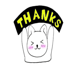 Thank cat 1 sticker #10328731