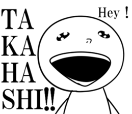 It is a Sticker of Takahashi sticker #10328815