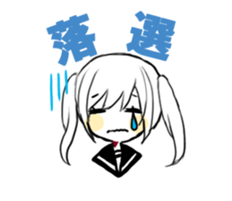 sns girl sticker #10328823