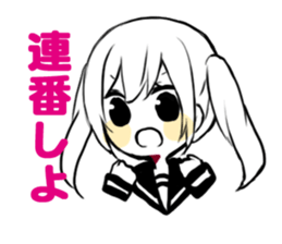 sns girl sticker #10328825