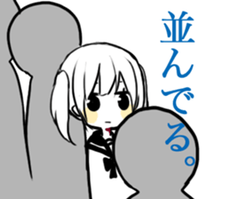 sns girl sticker #10328828