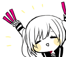 sns girl sticker #10328831