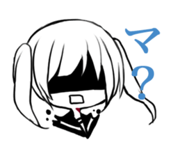 sns girl sticker #10328835