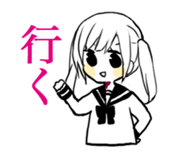 sns girl sticker #10328836