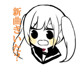 sns girl sticker #10328839