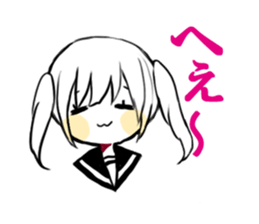 sns girl sticker #10328840