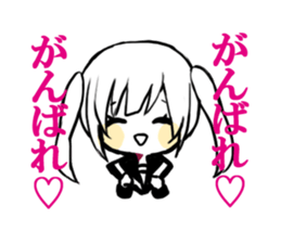 sns girl sticker #10328841