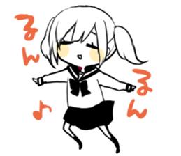 sns girl sticker #10328843