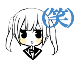 sns girl sticker #10328845