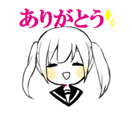 sns girl sticker #10328847