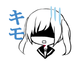 sns girl sticker #10328848