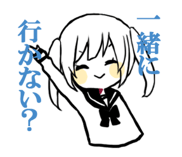 sns girl sticker #10328855