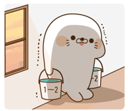 Stinging tongue seal schoolversion sticker #10329244