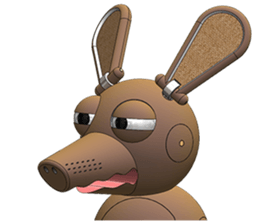 Robot Hot Dog sticker #10329448