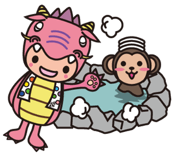 Ryujin tourism PR character "Hot-chan" sticker #10329483