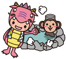 Ryujin tourism PR character "Hot-chan" sticker #10329483