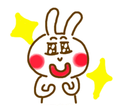 Shy Bunny 2 sticker #10329581