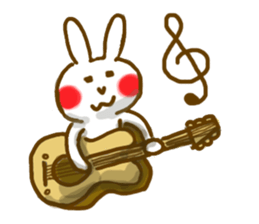 Shy Bunny 2 sticker #10329594