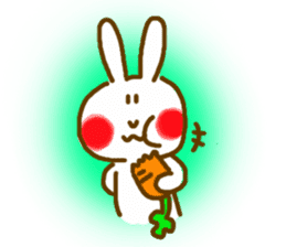 Shy Bunny 2 sticker #10329636