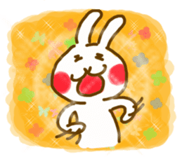 Shy Bunny 2 sticker #10329640
