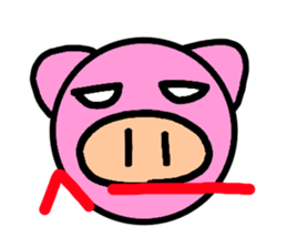 all kinds of pig sticker #10329748