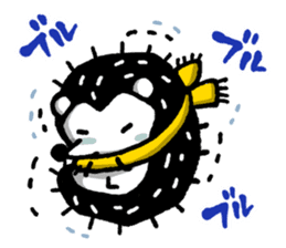 Black cat "Matton" with Friends 7 sticker #10330020