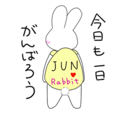 Rabbit Jun-kun sticker #10330056