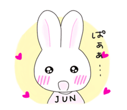 Rabbit Jun-kun sticker #10330061