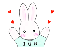 Rabbit Jun-kun sticker #10330071