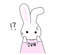 Rabbit Jun-kun sticker #10330086