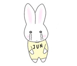 Rabbit Jun-kun sticker #10330094