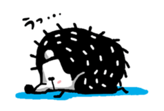 Black cat "Matton" with Friends 5 sticker #10330106