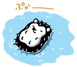 Black cat "Matton" with Friends 5 sticker #10330110