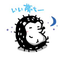 Black cat "Matton" with Friends 5 sticker #10330124